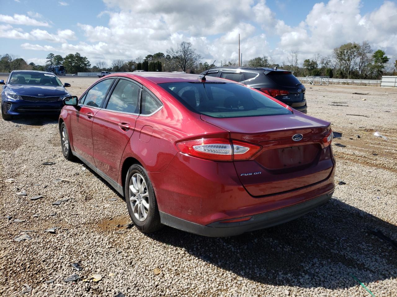 Photo 3 from auction – 2015 FORD FUSION S with VIN 3FA6P0G71FR261452