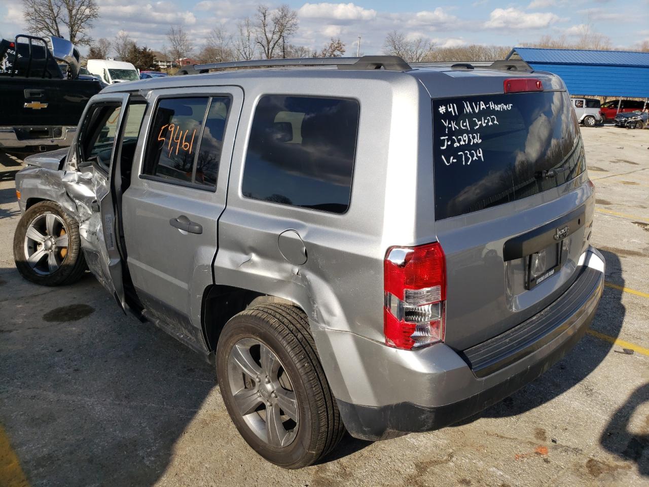 Photo 3 from auction – 2016 JEEP PATRIOT SP with VIN 1C4NJPBAXGD737324