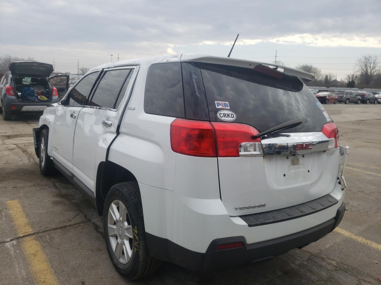 Photo 3 from auction – 2013 GMC TERRAIN SL with VIN 2GKALMEK7D6384504