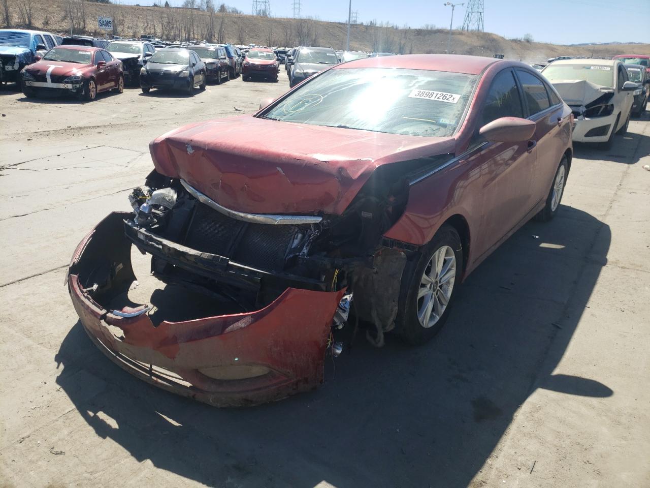 Photo 2 from auction – 2013 HYUNDAI SONATA GLS with VIN 5NPEB4AC1DH793950