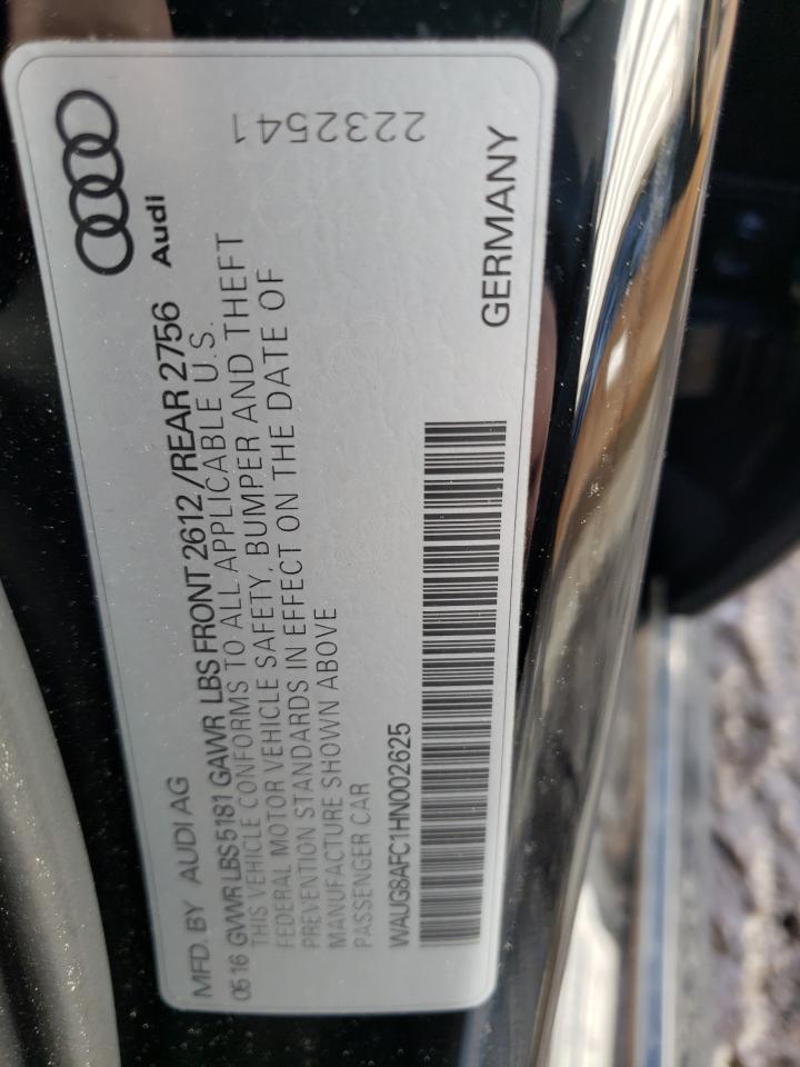 Photo 10 from auction – 2017 AUDI A6 PREMIUM with VIN WAUG8AFC1HN002625