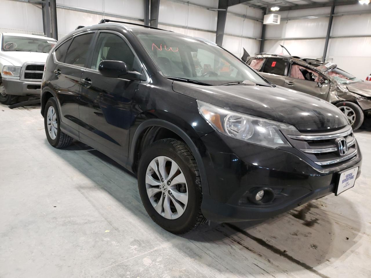 HONDA CR-V EXL 2012 with VIN 2HKRM4H71CH628726 - Photo from auction