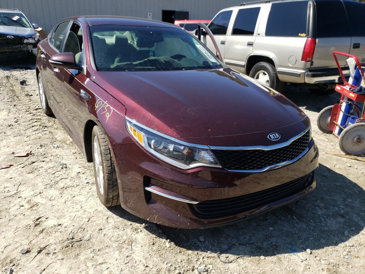 KIA OPTIMA LX 2018 with VIN 5XXGT4L39JG264305 - Photo from auction