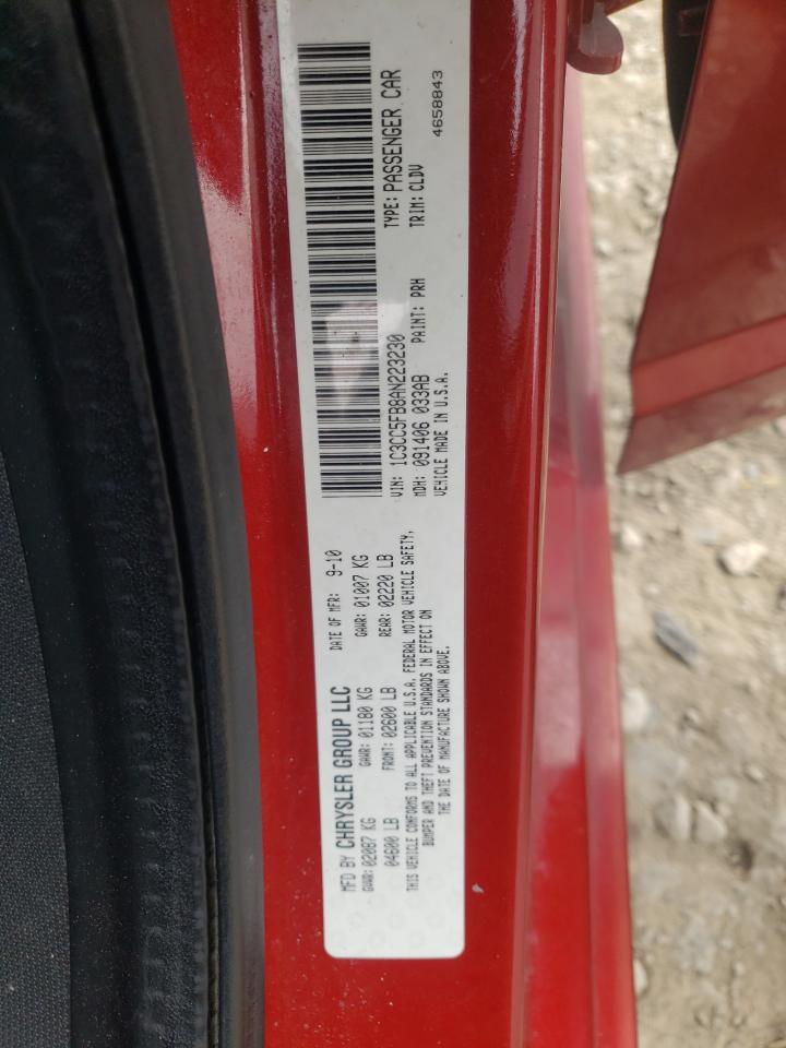 Photo 10 from auction – 2010 CHRYSLER SEBRING LI with VIN 1C3CC5FB8AN223230