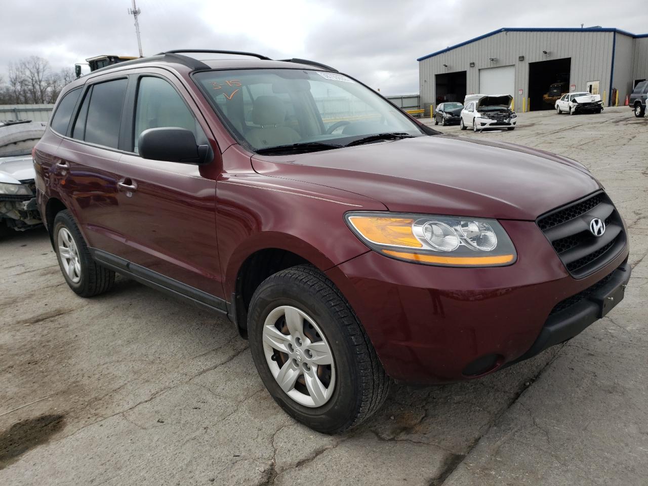 HYUNDAI SANTA FE G 2009 with VIN 5NMSG73D39H276102 - Photo from auction