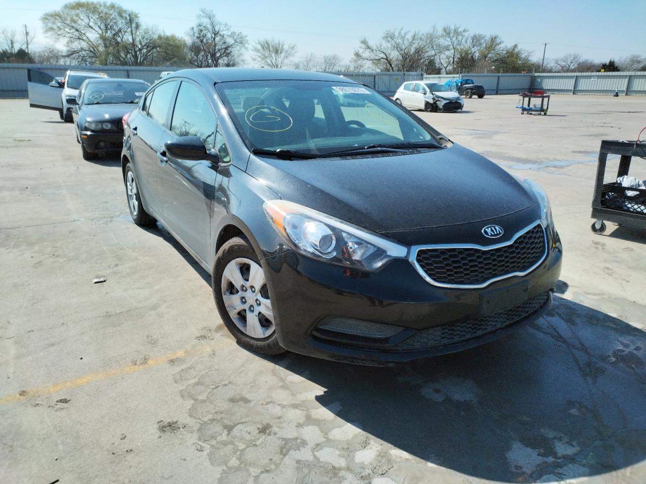KIA FORTE LX 2016 with VIN KNAFK4A66G5455783 - Photo from auction