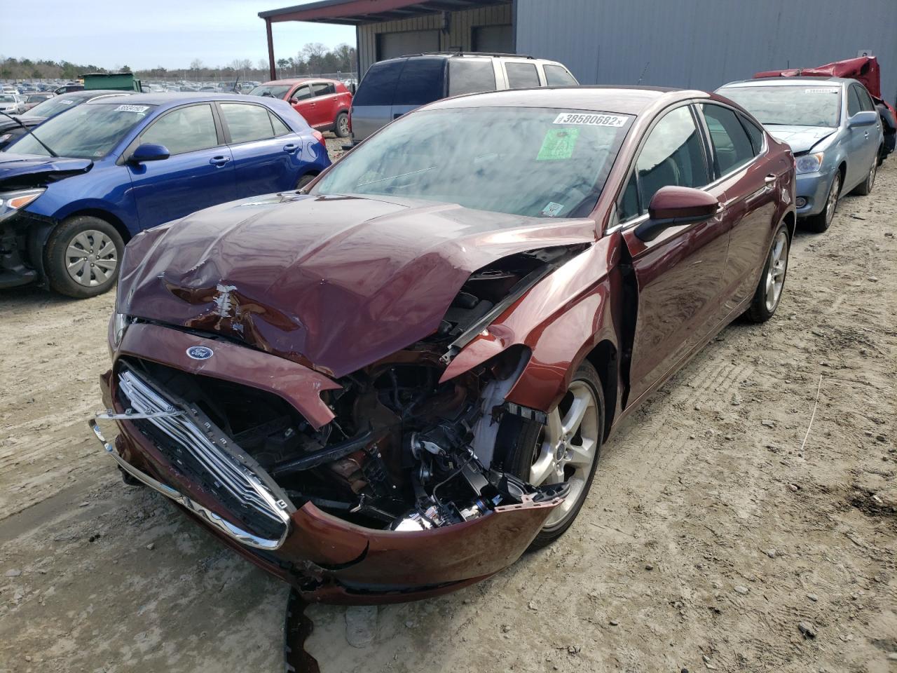 Photo 2 from auction – 2016 FORD FUSION S with VIN 3FA6P0G78GR378009