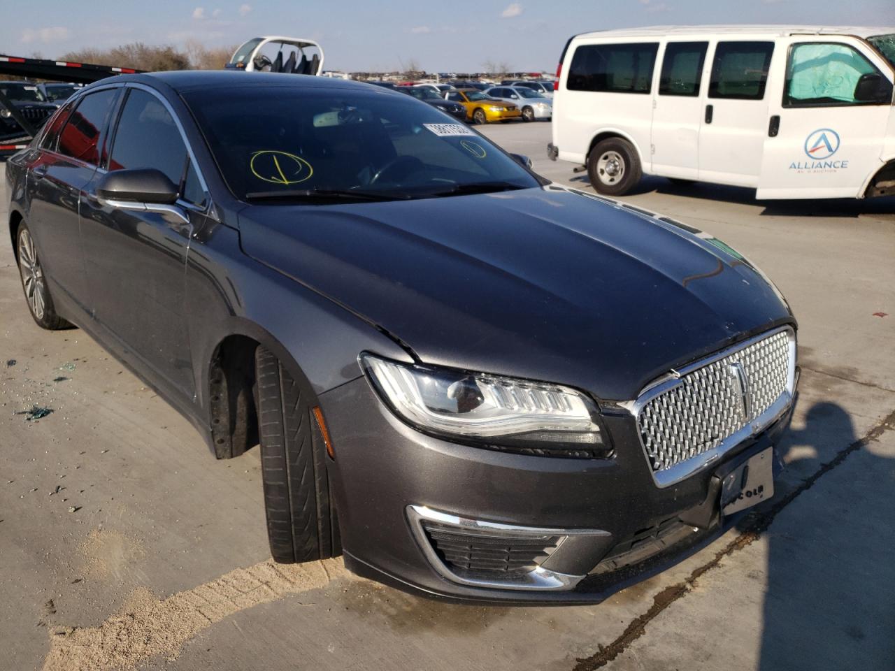 LINCOLN MKZ SELECT 2017 with VIN 3LN6L5C99HR664331 - Photo from auction