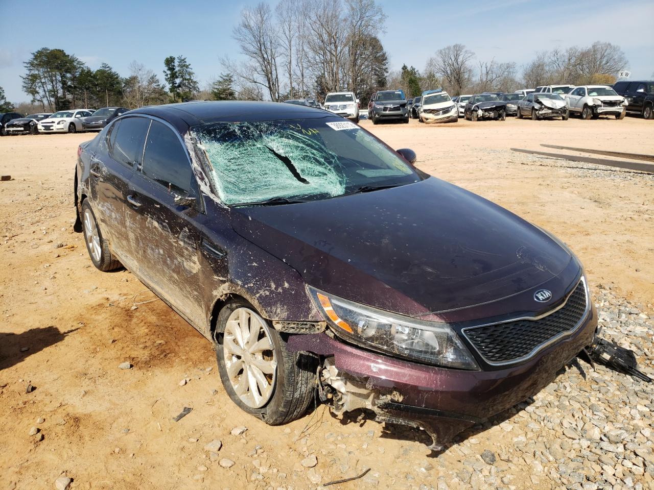 KIA OPTIMA EX 2015 with VIN 5XXGN4A71FG462478 - Photo from auction
