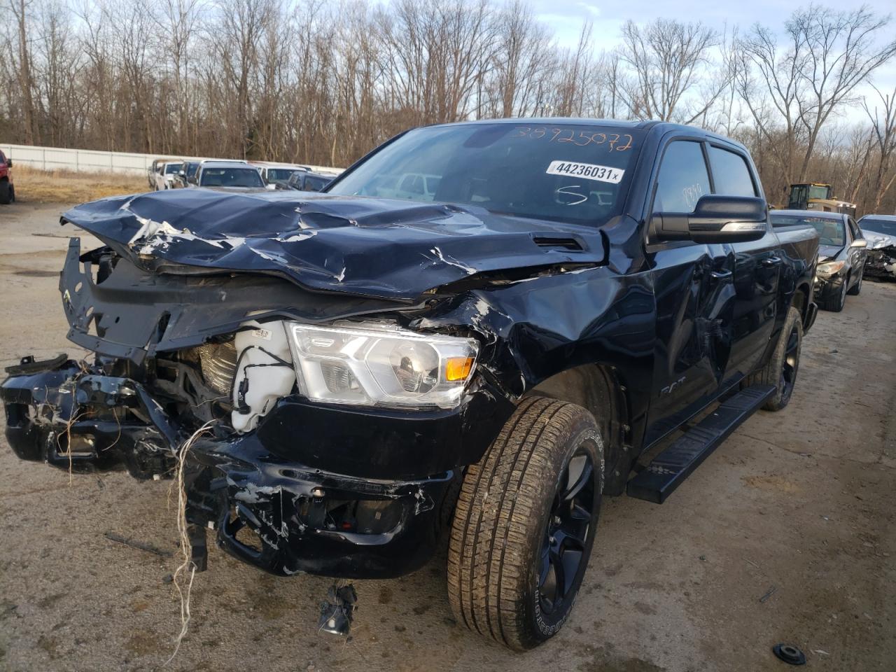 Photo 2 from auction – 2020 RAM 1500 BIG H with VIN 1C6SRFFTXLN400147