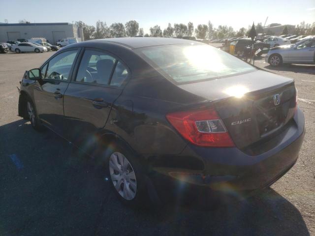 Photo 3 from auction – 2012 HONDA CIVIC LX with VIN 19XFB2F54CE371757