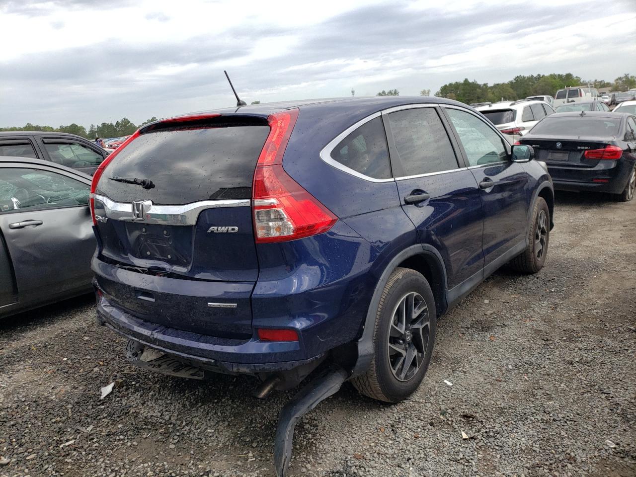 Photo 4 from auction – 2016 HONDA CR-V SE with VIN 2HKRM4H45GH678914