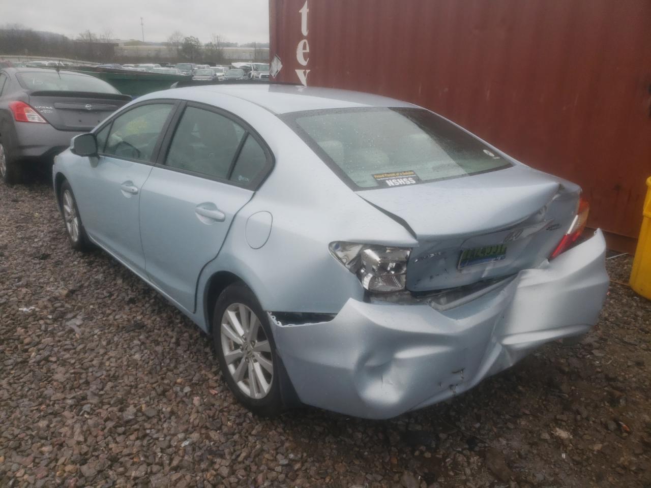 Photo 3 from auction – 2012 HONDA CIVIC EX with VIN 19XFB2F85CE049543