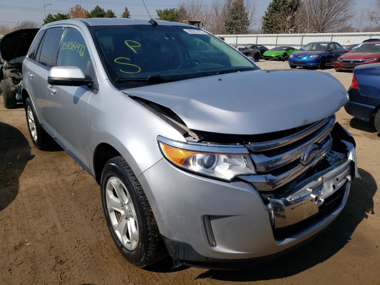 FORD EDGE SEL 2014 with VIN 2FMDK3JC6EBB35989 - Photo from auction