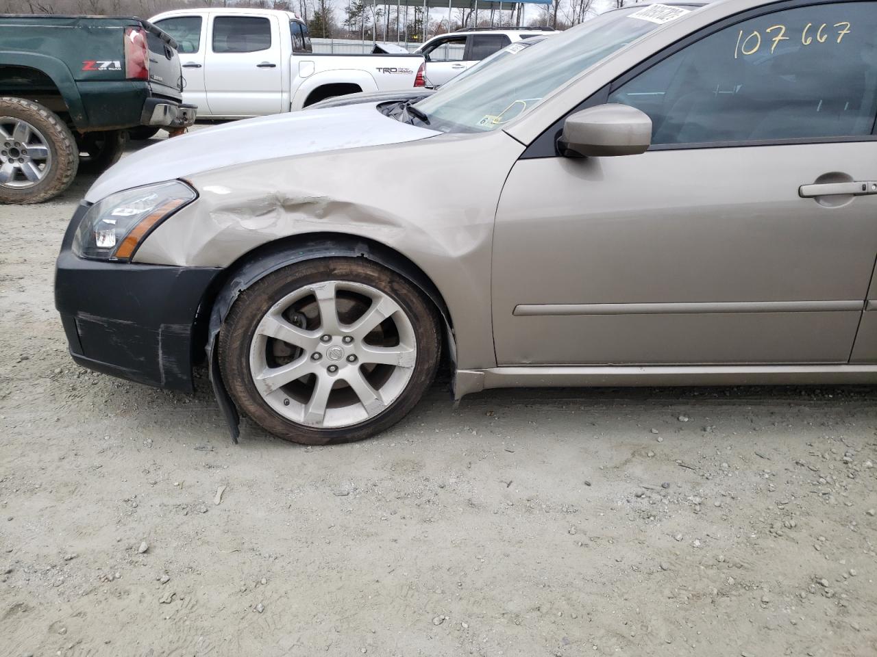 Photo 9 from auction – 2007 NISSAN MAXIMA SE with VIN 1N4BA41EX7C836047