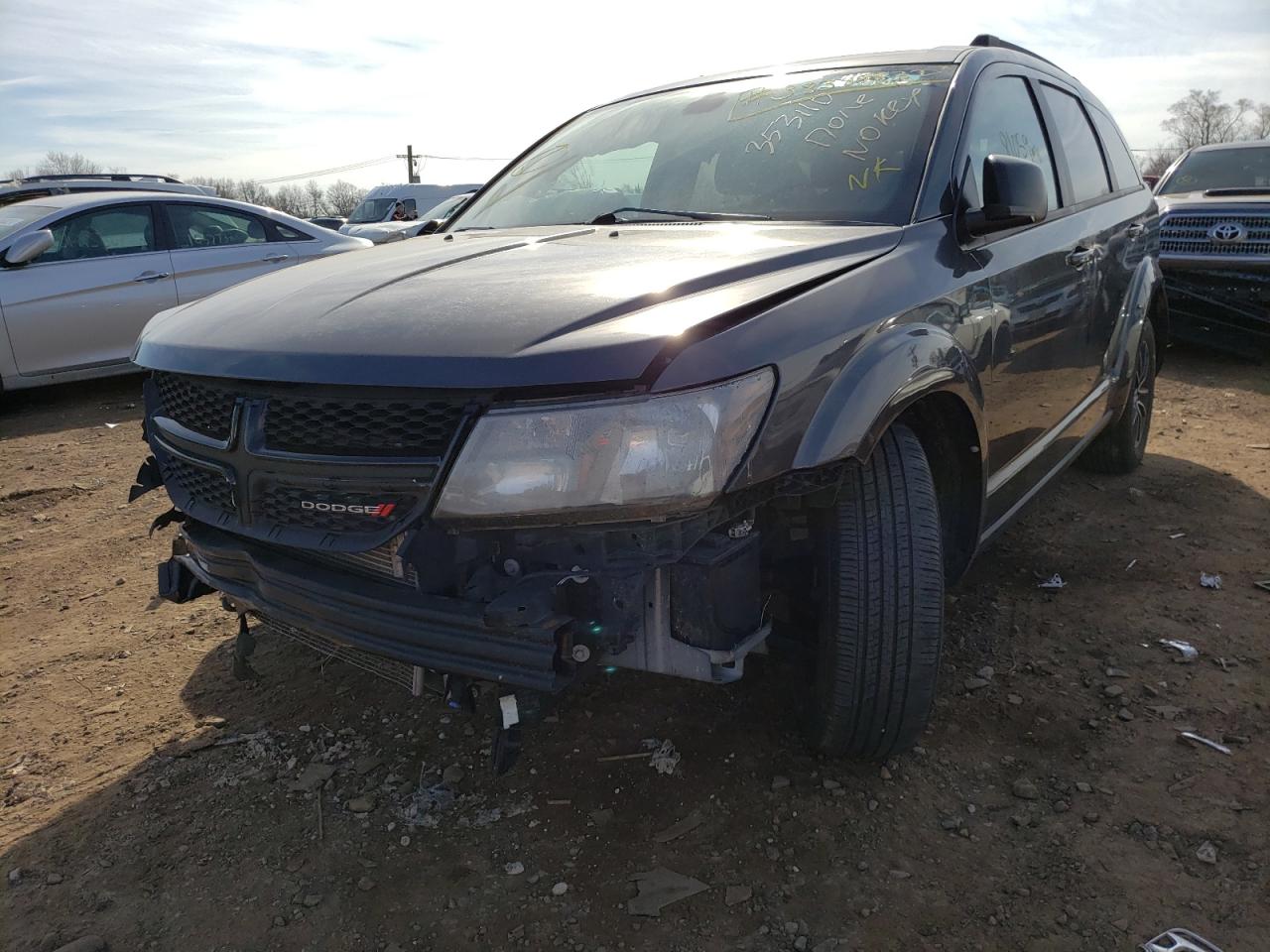 Photo 2 from auction – 2018 DODGE JOURNEY SE with VIN 3C4PDCAB4JT353110