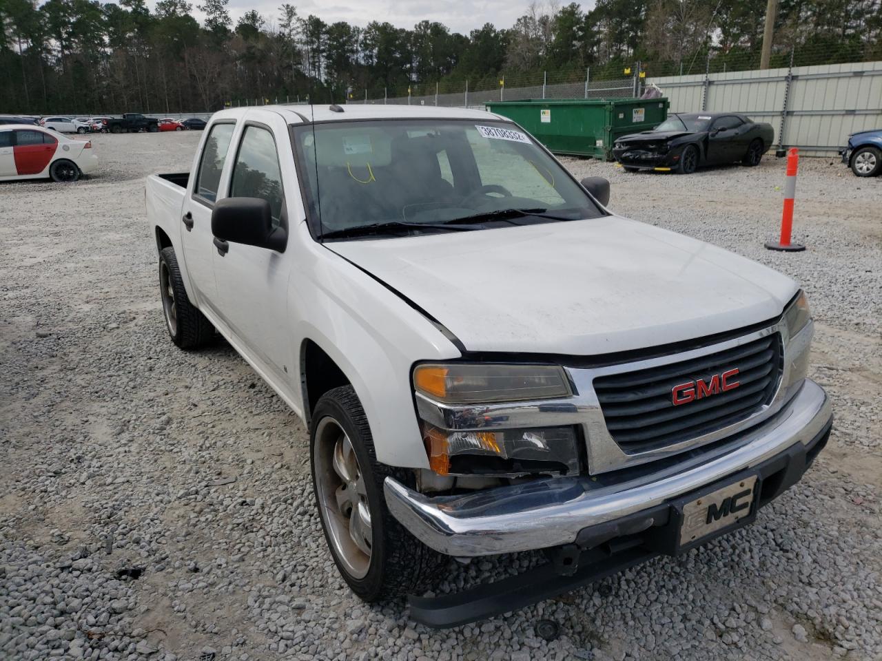 GMC CANYON SLE 2008 with VIN 1GTCS33E388228779 - Photo from auction