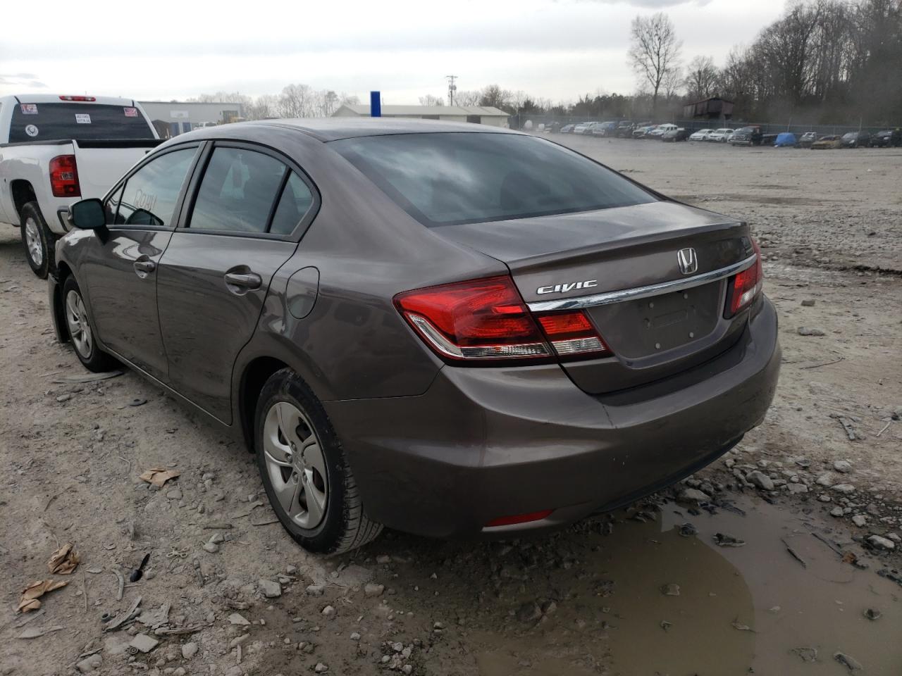 Photo 3 from auction – 2013 HONDA CIVIC LX with VIN 19XFB2F51DE098844