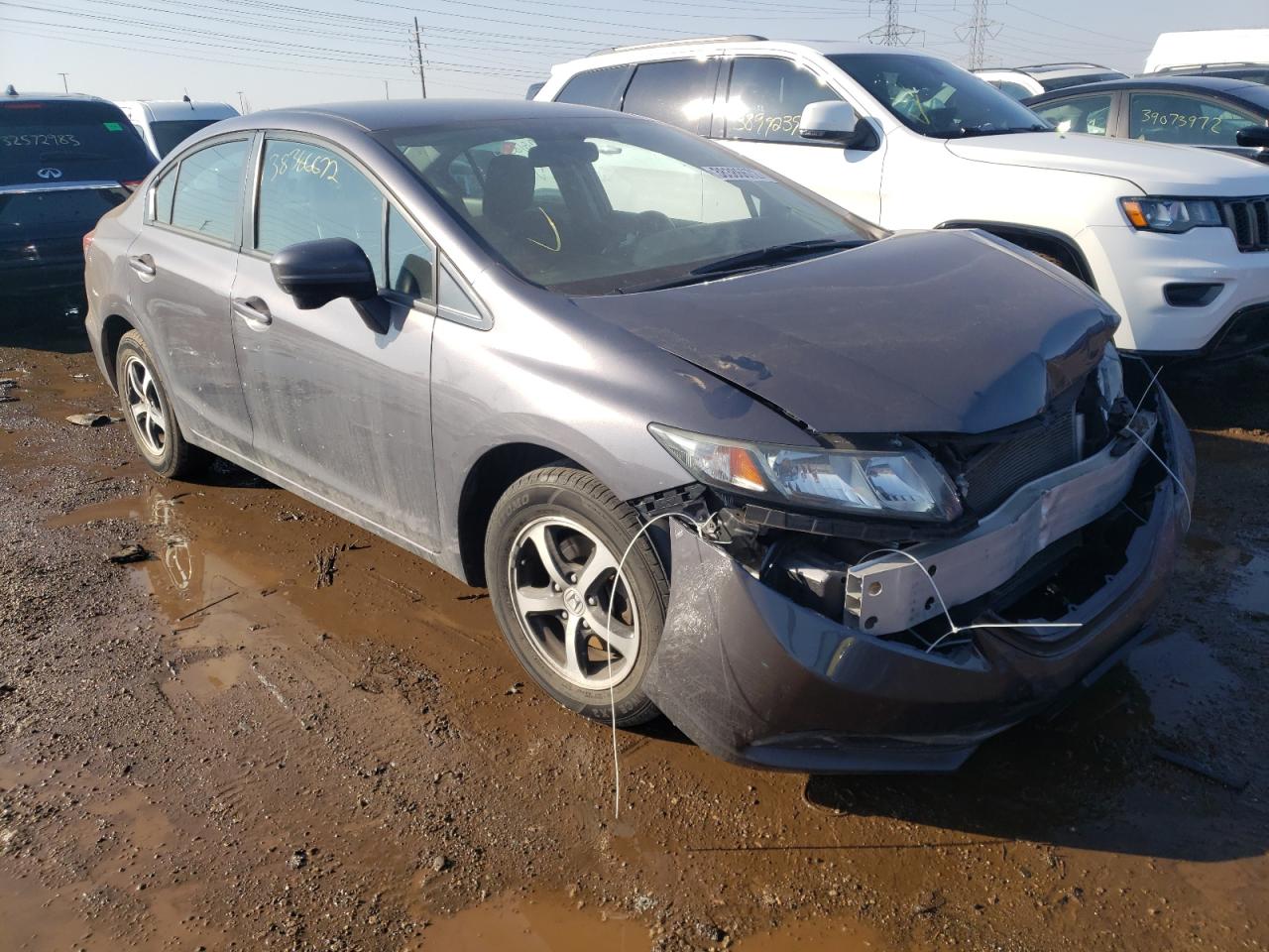HONDA CIVIC SE 2015 with VIN 19XFB2F78FE100111 - Photo from auction