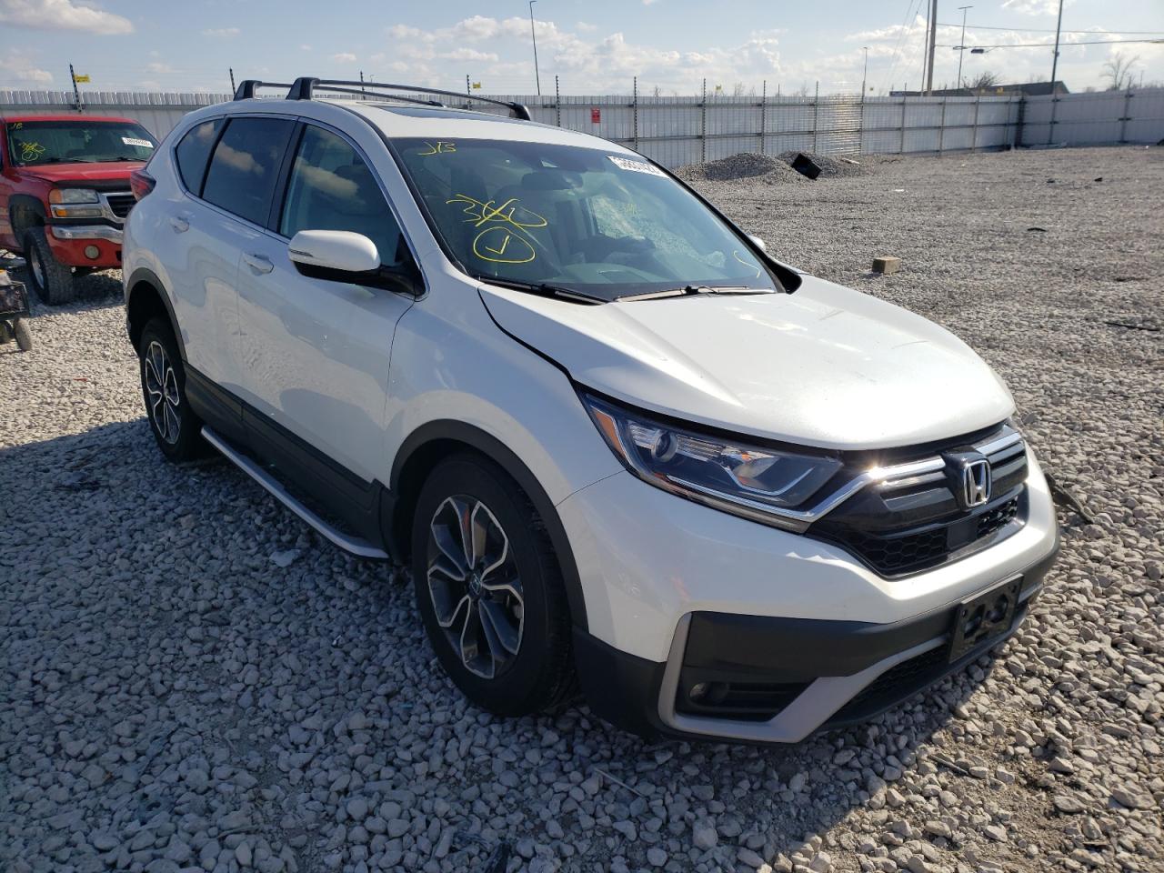 HONDA CR-V EX 2021 with VIN 7FARW2H58ME019683 - Photo from auction