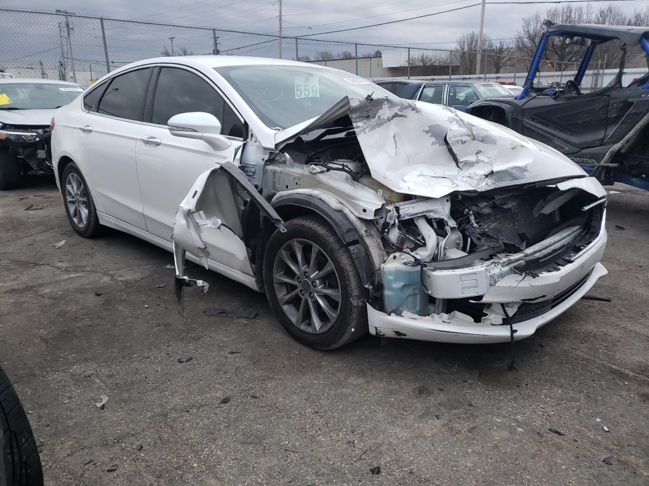 FORD FUSION SE 2017 with VIN 3FA6P0HD2HR215426 - Photo from auction