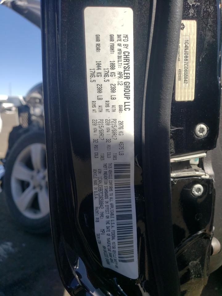 Photo 10 from auction – 2012 JEEP COMPASS SP with VIN 1C4NJDBB7CD658842