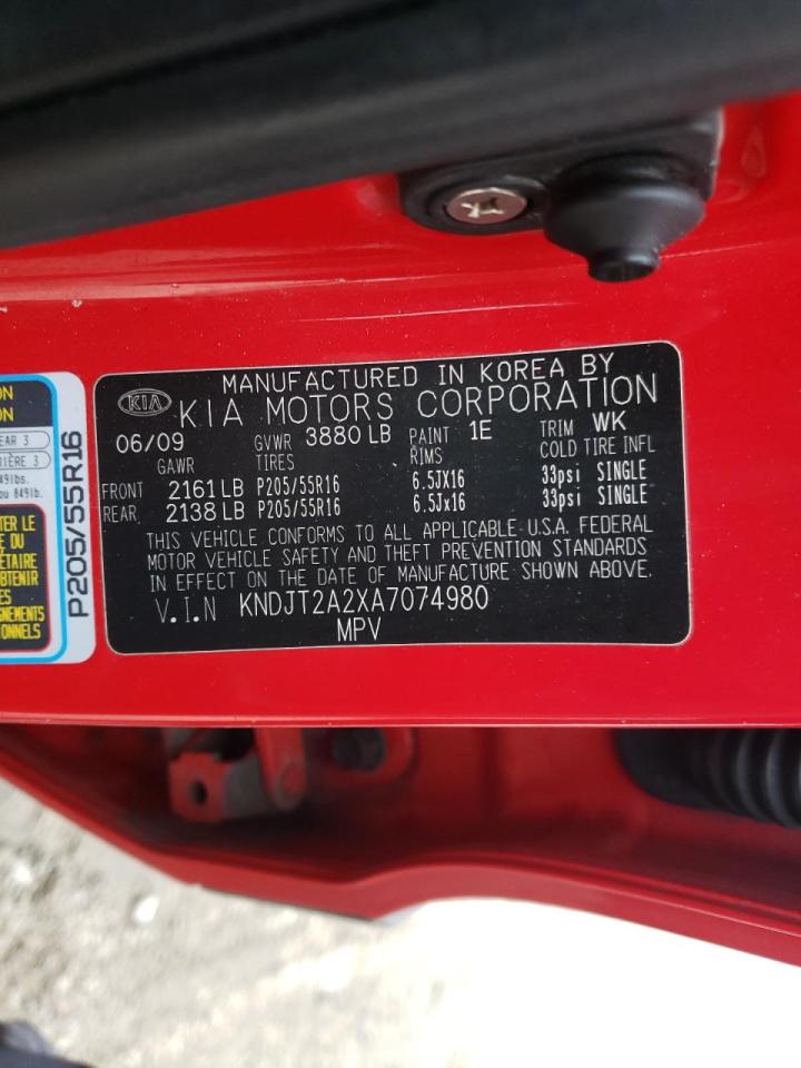 Photo 10 from auction – 2010 KIA SOUL + with VIN KNDJT2A2XA7074980