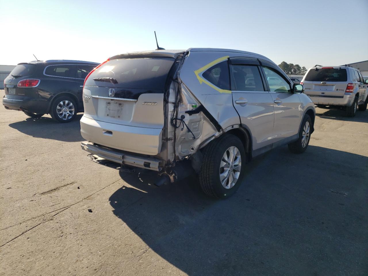 Photo 4 from auction – 2012 HONDA CR-V EXL with VIN 5J6RM4H78CL041347
