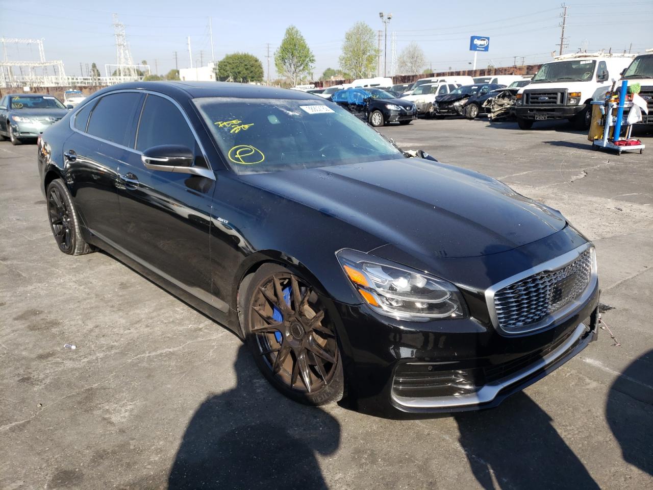 KIA K900 LUXUR 2019 with VIN KNAS34J68K6014297 - Photo from auction