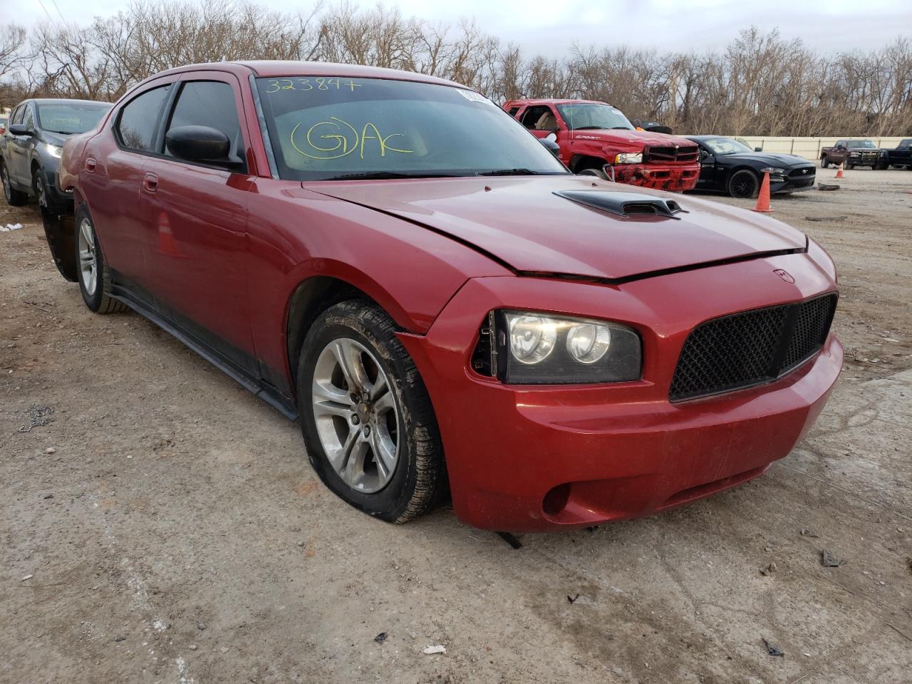 DODGE CHARGER 2008 with VIN 2B3KA43R58H323847 - Photo from auction