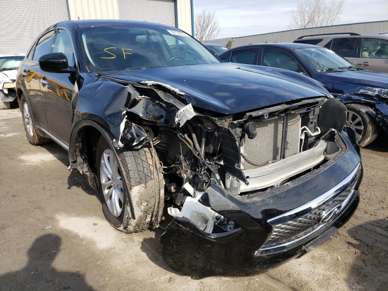 INFINITI QX70 2017 with VIN JN8CS1MWXHM414763 - Photo from auction