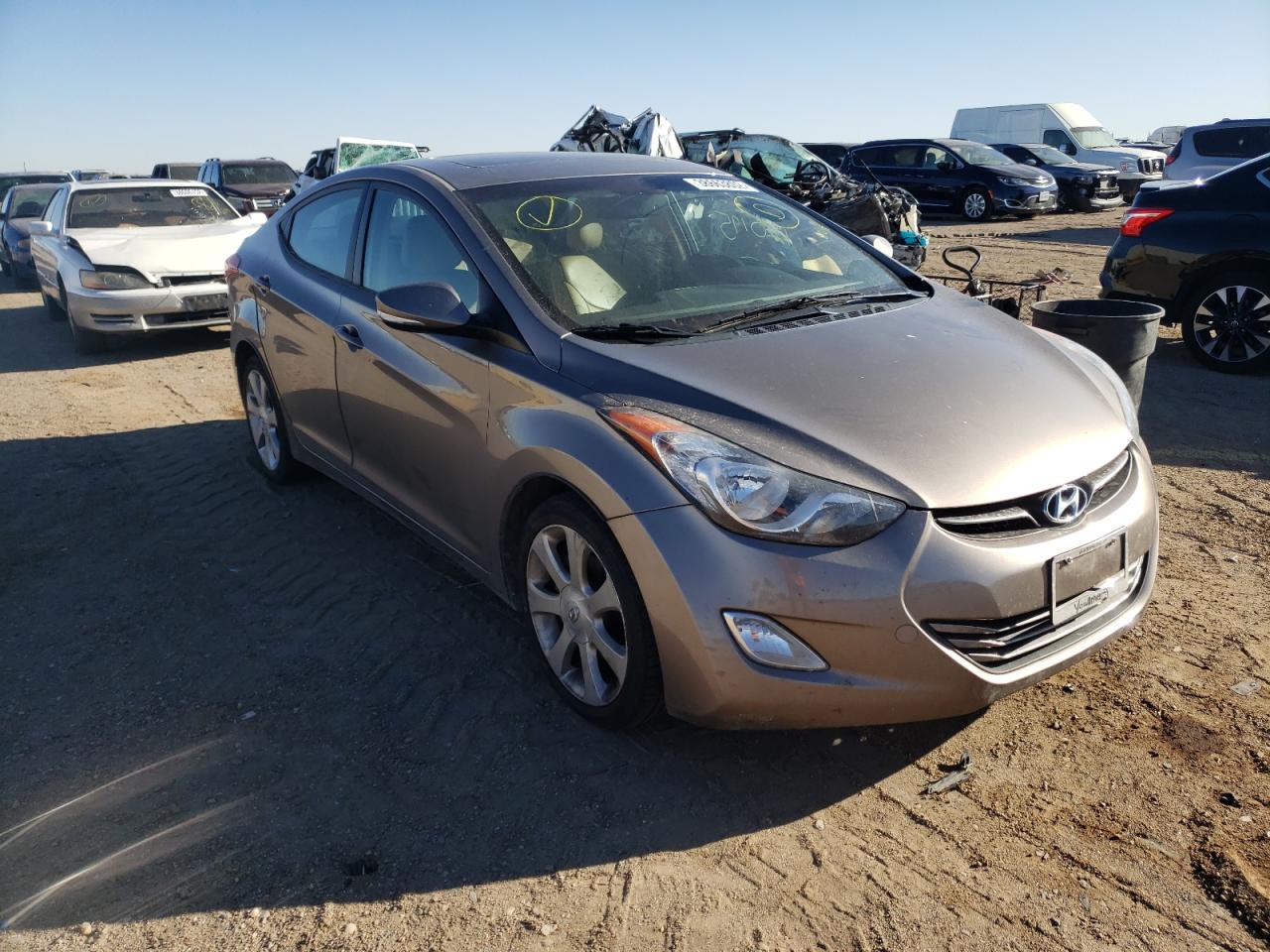 HYUNDAI ELANTRA GL 2012 with VIN 5NPDH4AE5CH131850 - Photo from auction