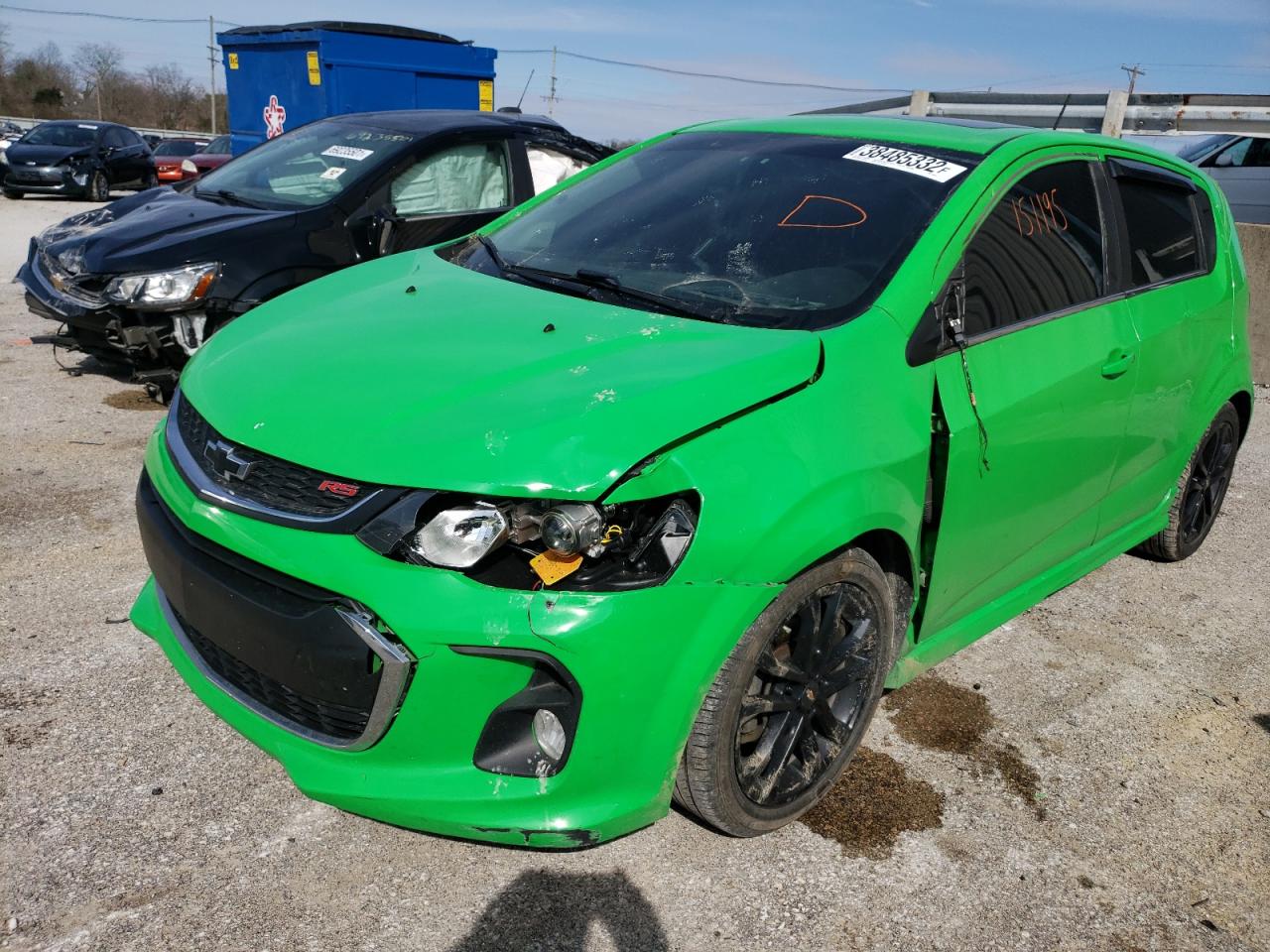 Photo 9 from auction – 2017 CHEVROLET SONIC LT with VIN 1G1JD6SB3H4158274