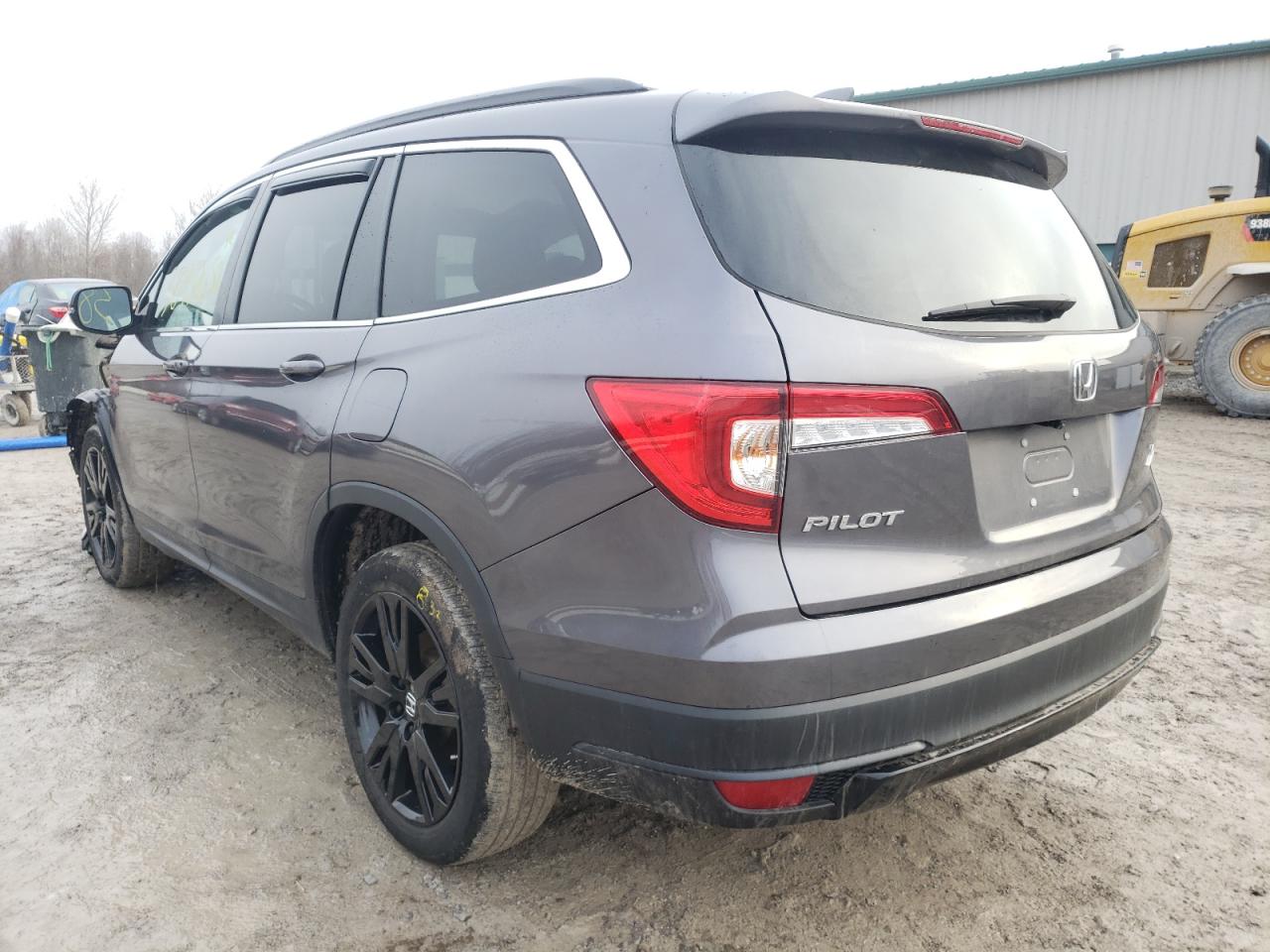 Photo 3 from auction – 2021 HONDA PILOT SE with VIN 5FNYF6H28MB025388