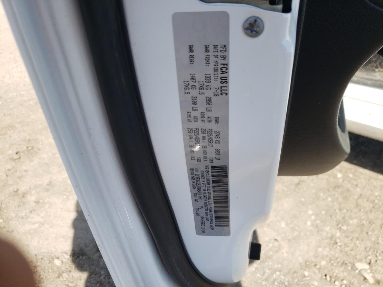 Photo 10 from auction – 2018 DODGE GRAND CARA with VIN 2C4RDGEG9JR346453