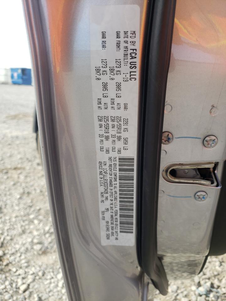 Photo 10 from auction – 2019 JEEP CHEROKEE L with VIN 1C4PJLLB1KD373439