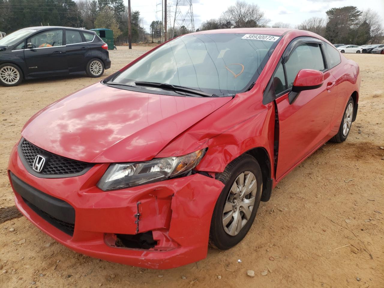 Photo 2 from auction – 2012 HONDA CIVIC LX with VIN 2HGFG3B59CH566983