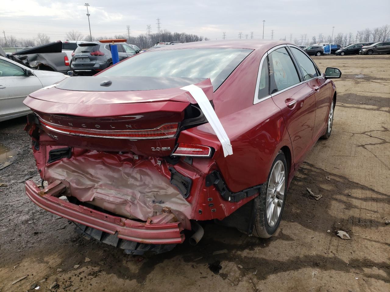 Photo 4 from auction – 2015 LINCOLN MKZ with VIN 3LN6L2J98FR618519