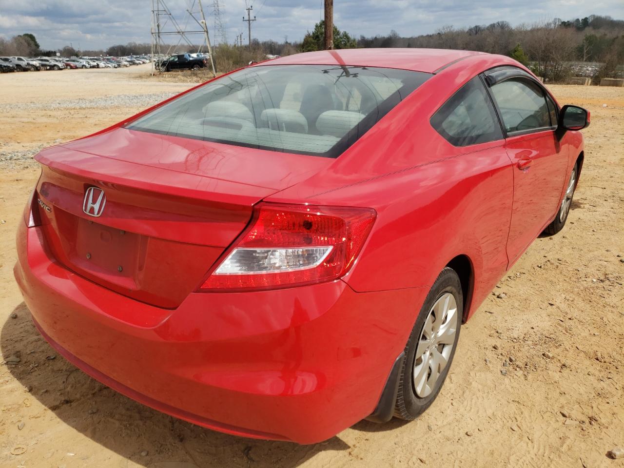 Photo 4 from auction – 2012 HONDA CIVIC LX with VIN 2HGFG3B59CH566983