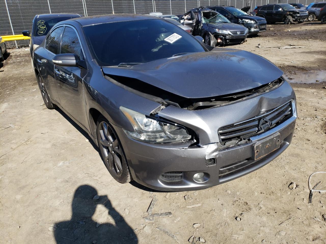 NISSAN MAXIMA S 2014 with VIN 1N4AA5APXEC492056 - Photo from auction