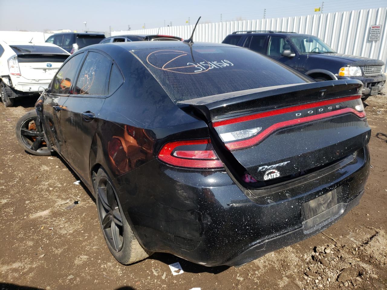 Photo 3 from auction – 2015 DODGE DART SXT with VIN 1C3CDFBB0FD180671