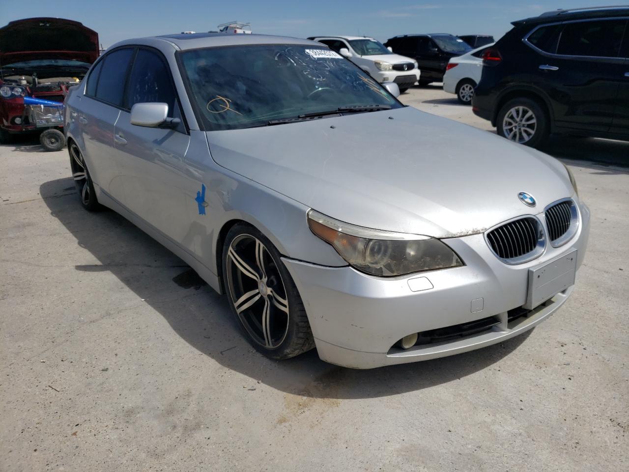 BMW 545 I 2004 with VIN WBANB33554B087684 - Photo from auction