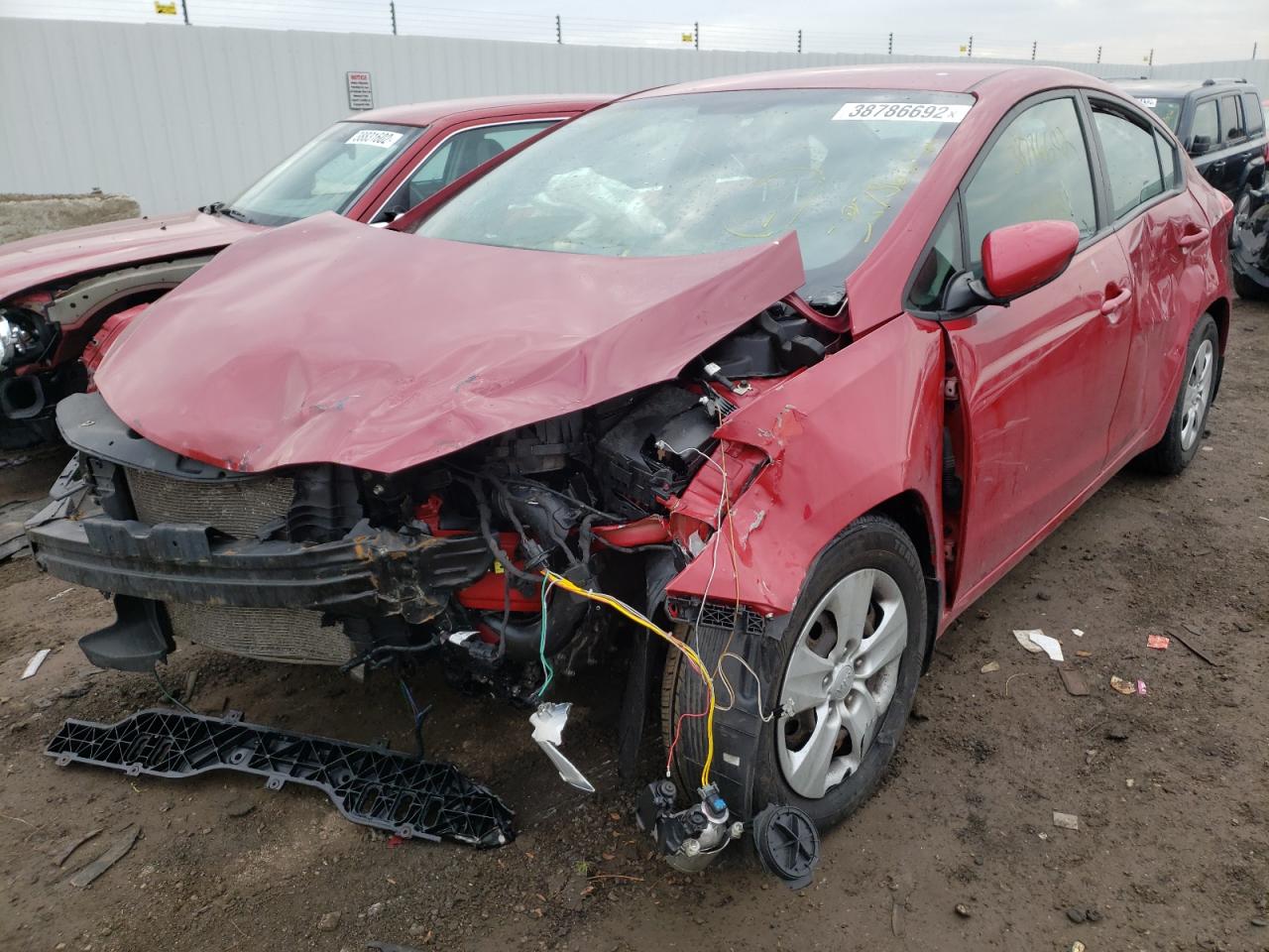 Photo 2 from auction – 2016 KIA FORTE LX with VIN KNAFK4A67G5501184