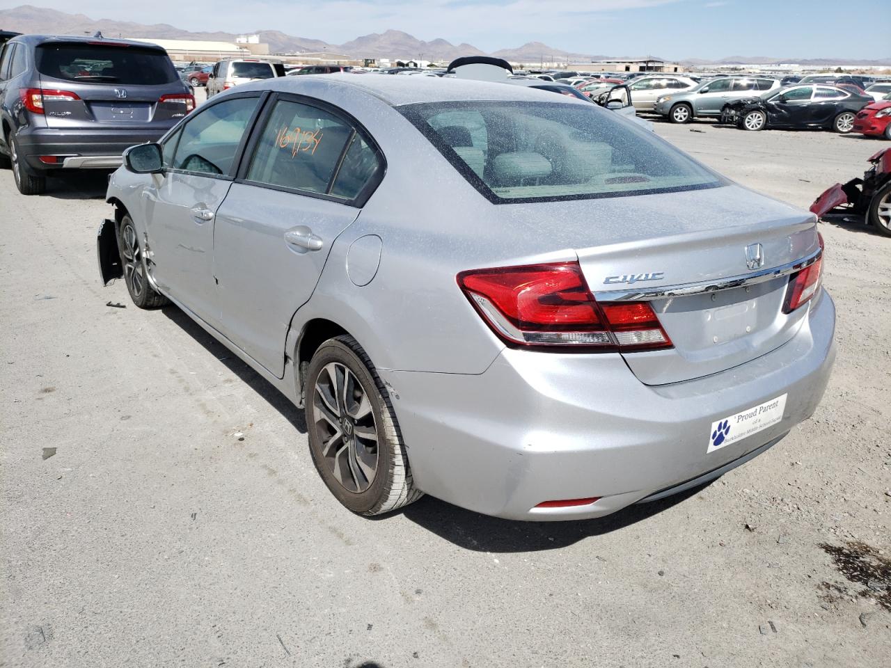Zdjęcie 3 z aukcji – 2015 HONDA CIVIC EX z VIN 19XFB2F84FE216284