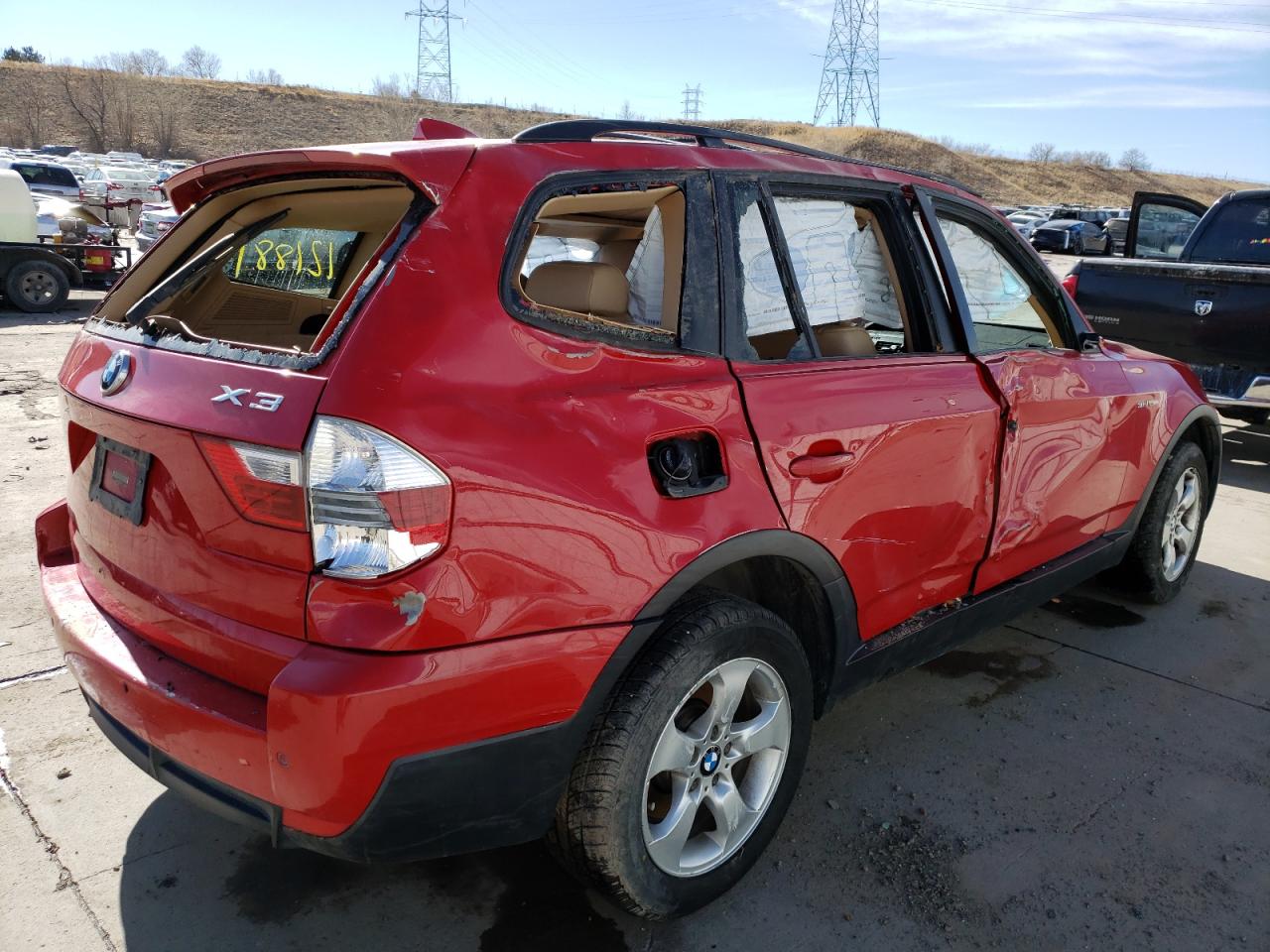 Photo 4 from auction – 2008 BMW X3 3.0SI with VIN WBXPC93458WJ21482