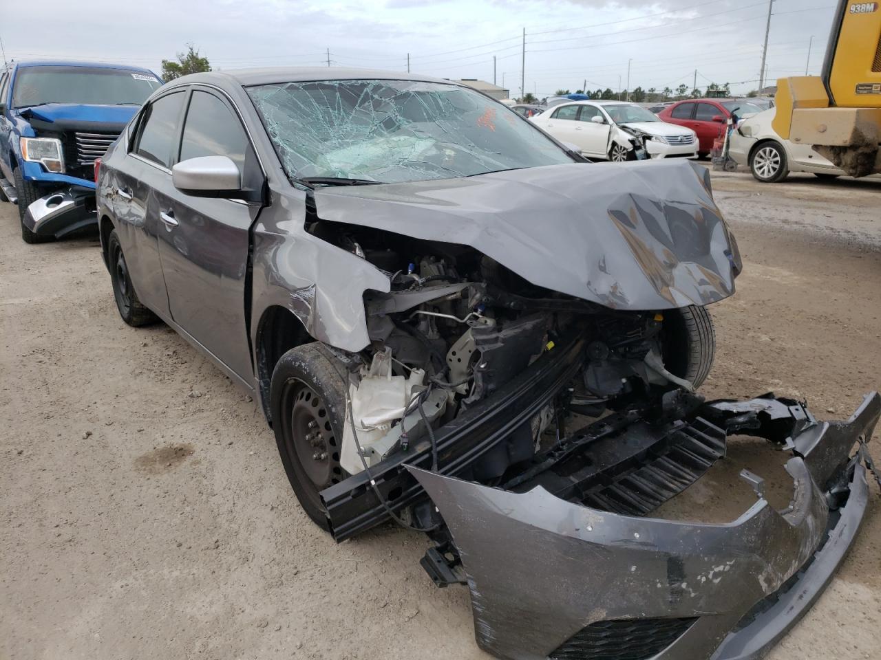 NISSAN SENTRA S 2019 with VIN 3N1AB7AP1KY246053 - Photo from auction