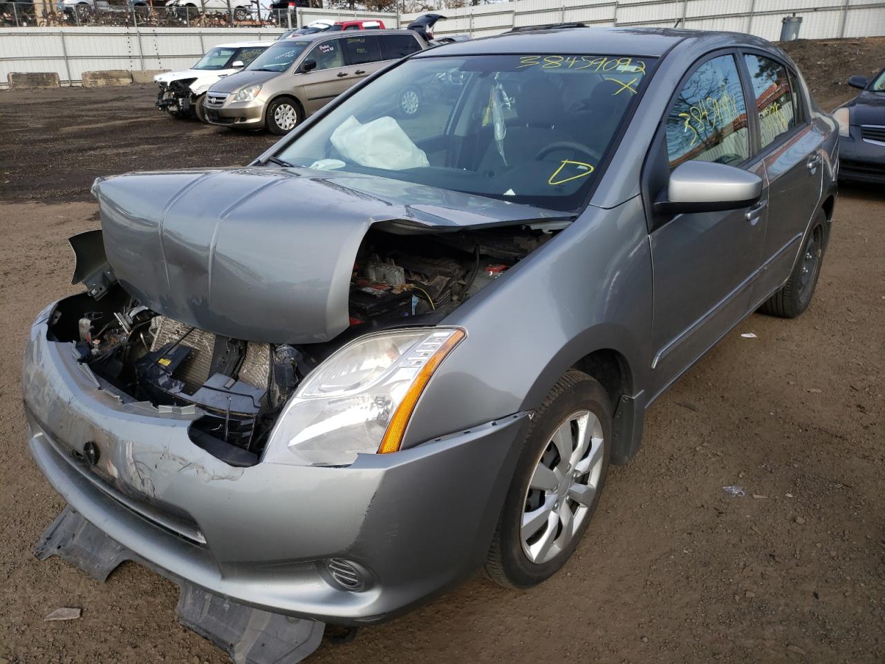 Photo 2 from auction – 2012 NISSAN SENTRA 2.0 with VIN 3N1AB6AP0CL773879