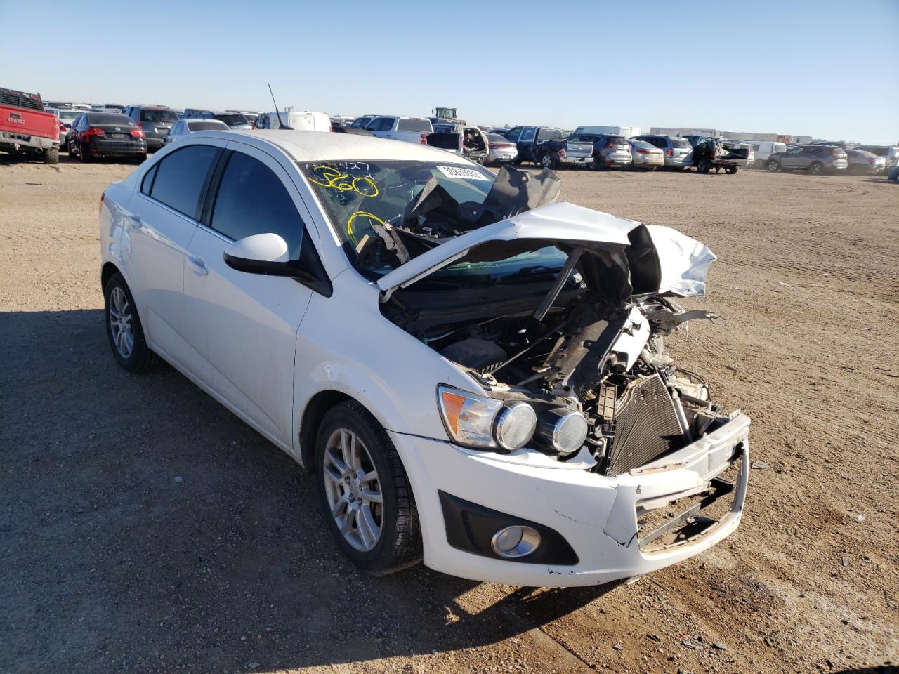 CHEVROLET SONIC LT 2012 with VIN 1G1JC5SHXC4206881 - Photo from auction