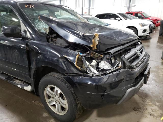Photo 9 from auction – 2005 HONDA PILOT EXL with VIN 5FNYF18585B055778