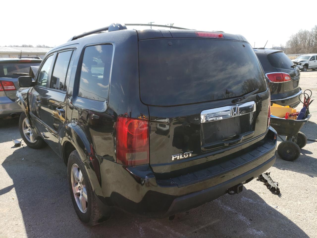 Photo 3 from auction – 2009 HONDA PILOT EXL with VIN 5FNYF38679B006078